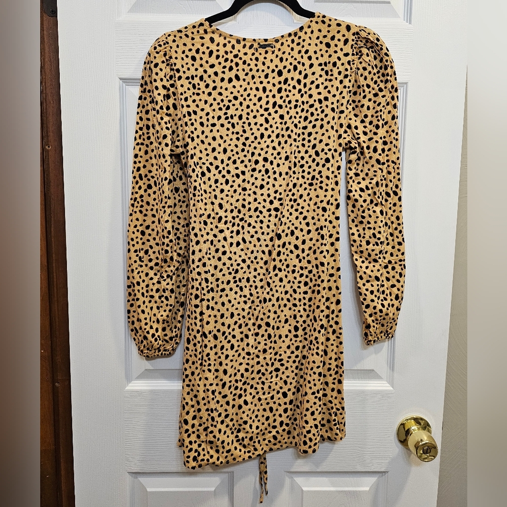 Billabong Cheetah Print Days On End Sundress Size Small - Picture 3 of 12